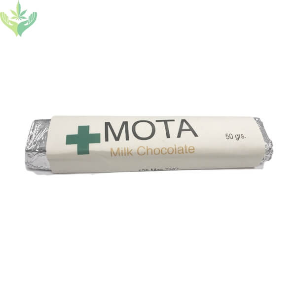 mota milk chocolate bar 125mg thc