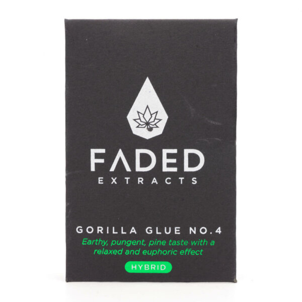 faded extracts, gorilla glue 4, shatter