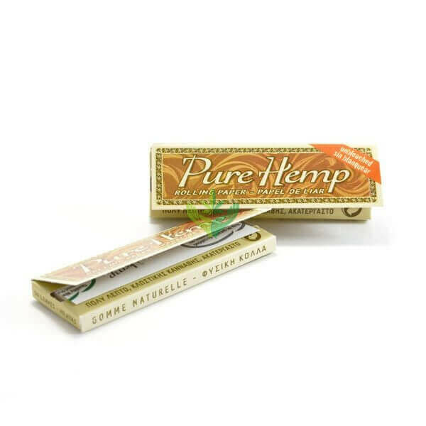 pure hemp, rolling papers