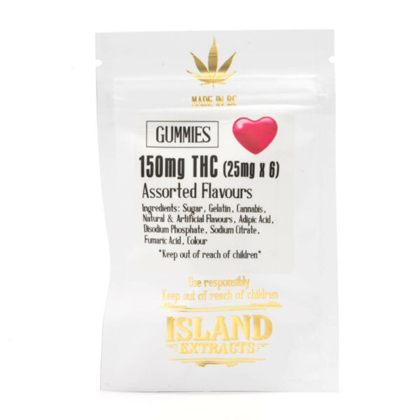 island extracts, thc gummies, edibles