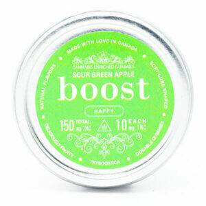 Sour Green Apple 150mg THC Cubes