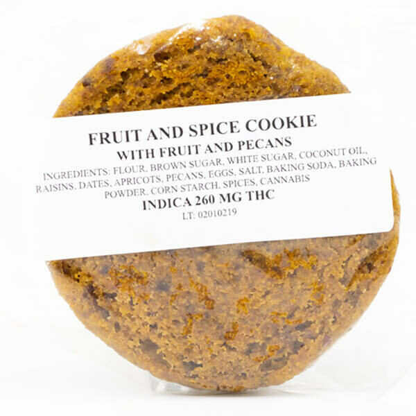 fruit and spice cookie