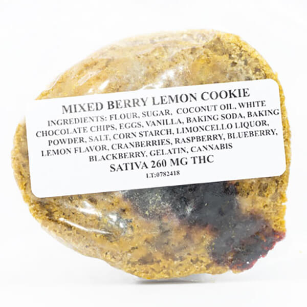 mixed berry lemon cookie
