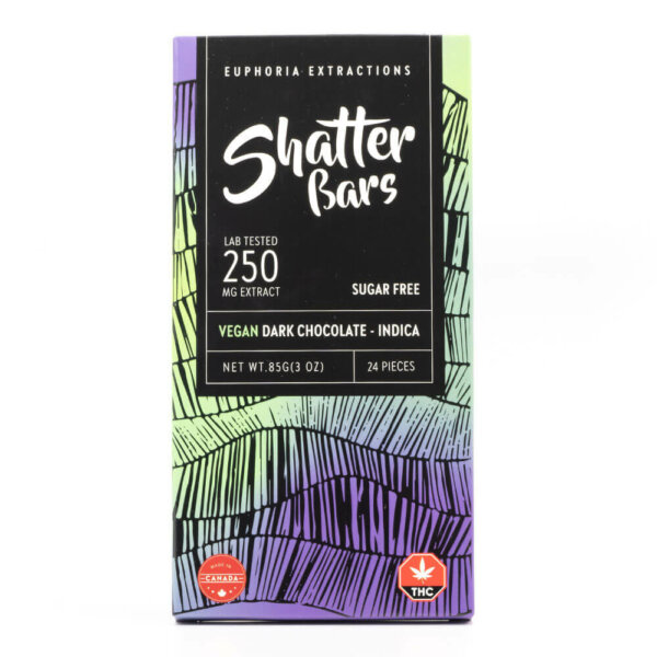 indica Vegan Dark Chocolate Shatter Bar