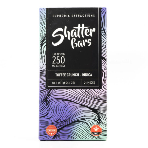 Indica Toffee Crunch Shatter Bar
