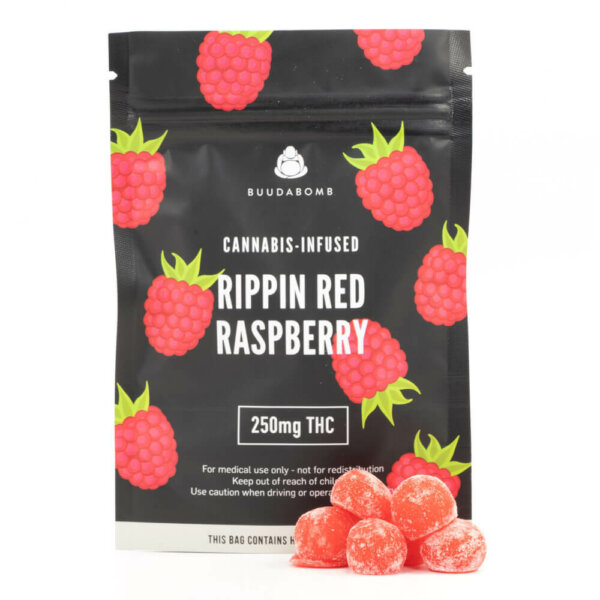 rippin red raspberry 250mg thc