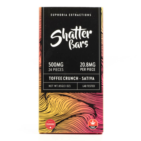 Sativa Toffee Crunch Shatter Bar