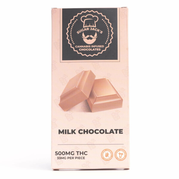 500mg milk chocolate bar