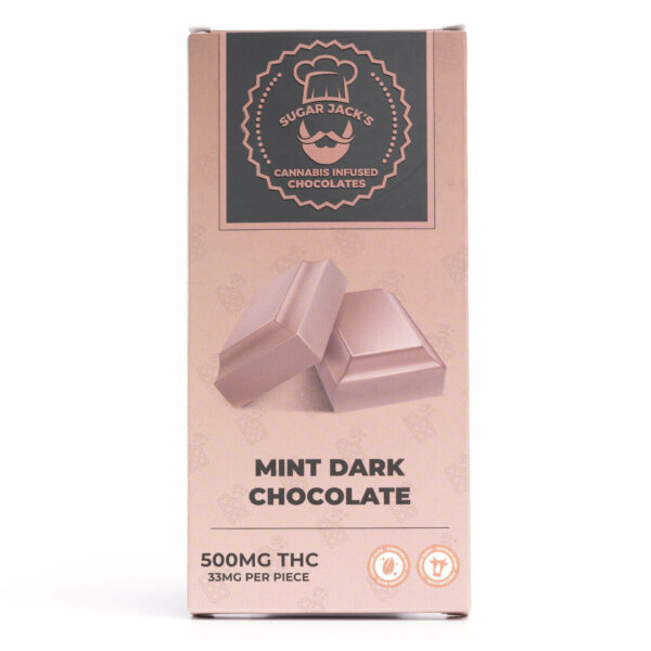 500mg mint dark chocolate bar