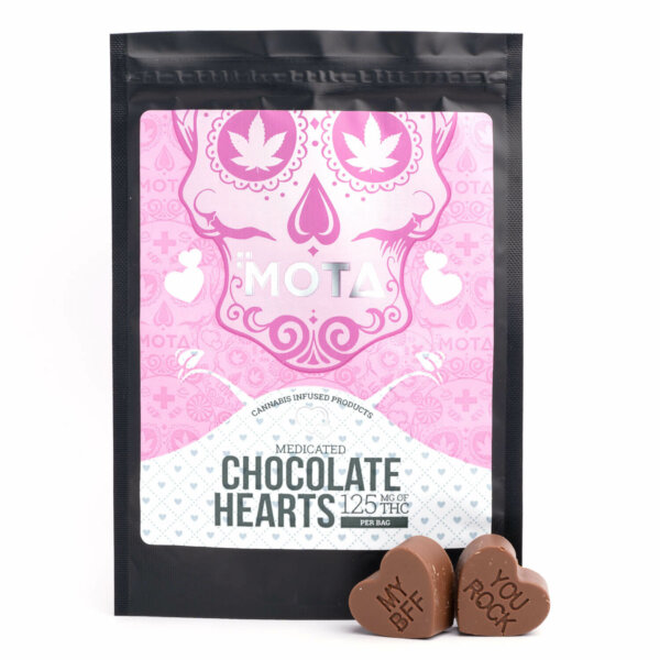 125mg THC Chocolate Hearts
