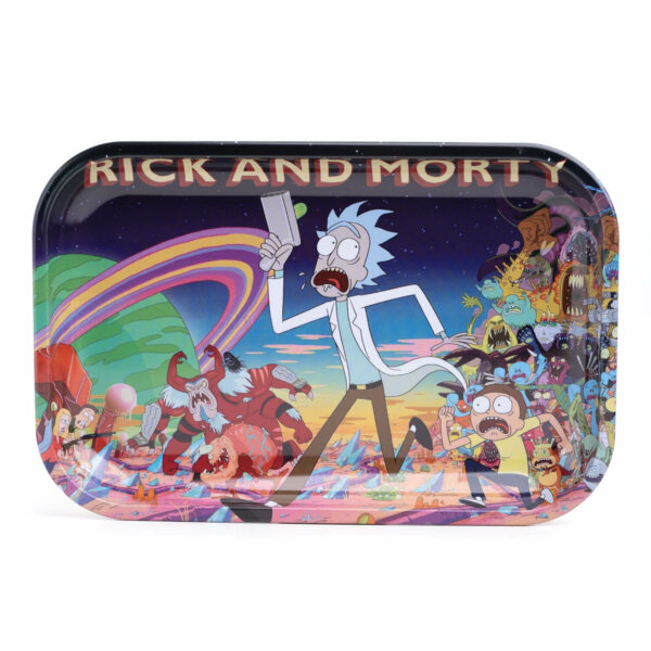 Rick N Morty Space Aliens Tray