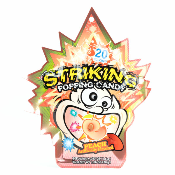 Peach Striking Popping Candy