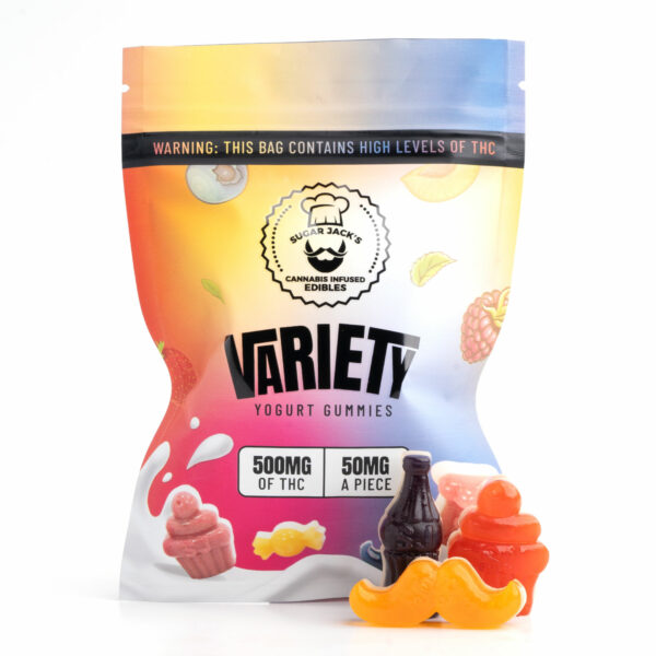 500mg THC Yogurt Gummies