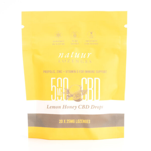 500mg CBD Lemon Honey Lozenges