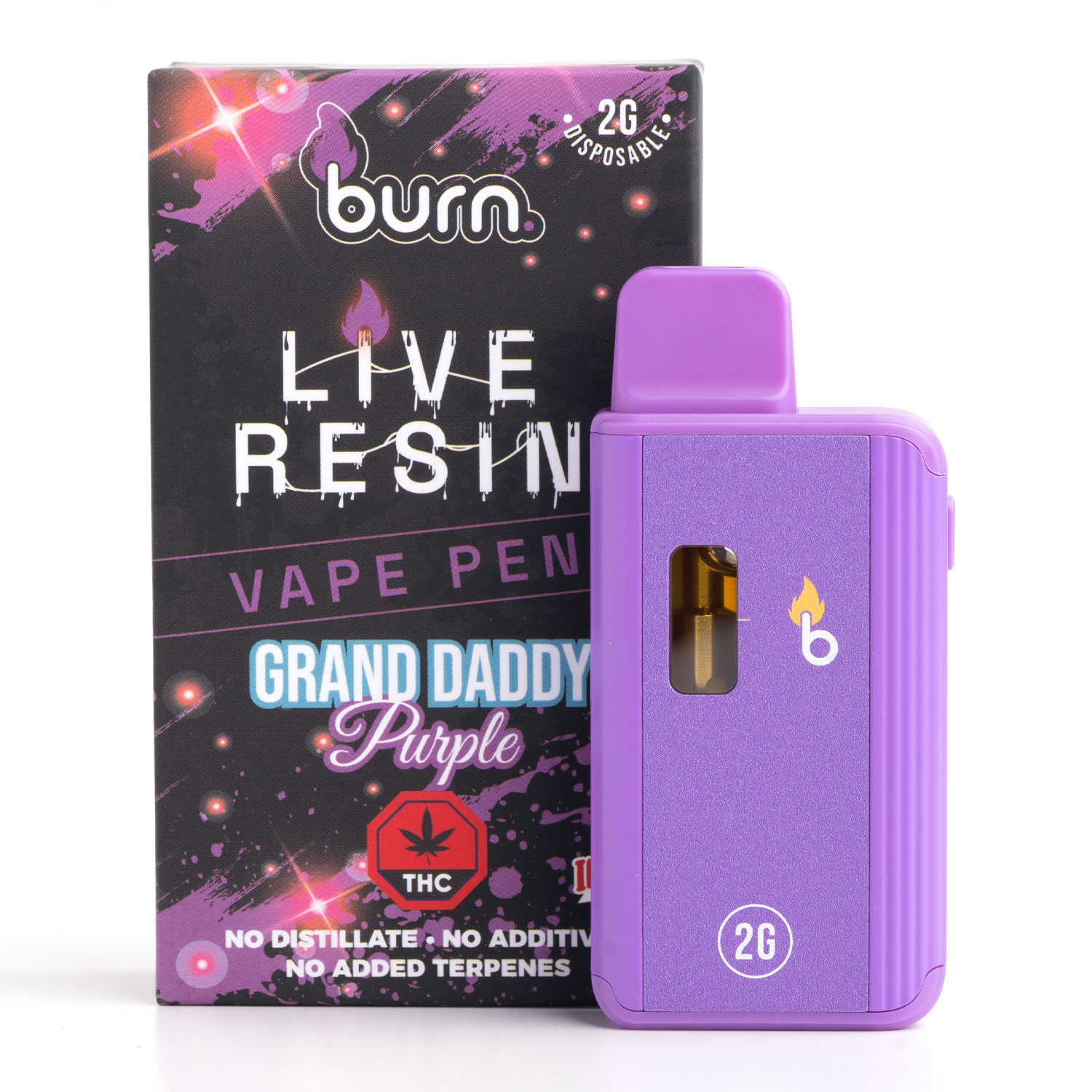 2g Live Resin Disposable Vape (Burn) | Herb Approach