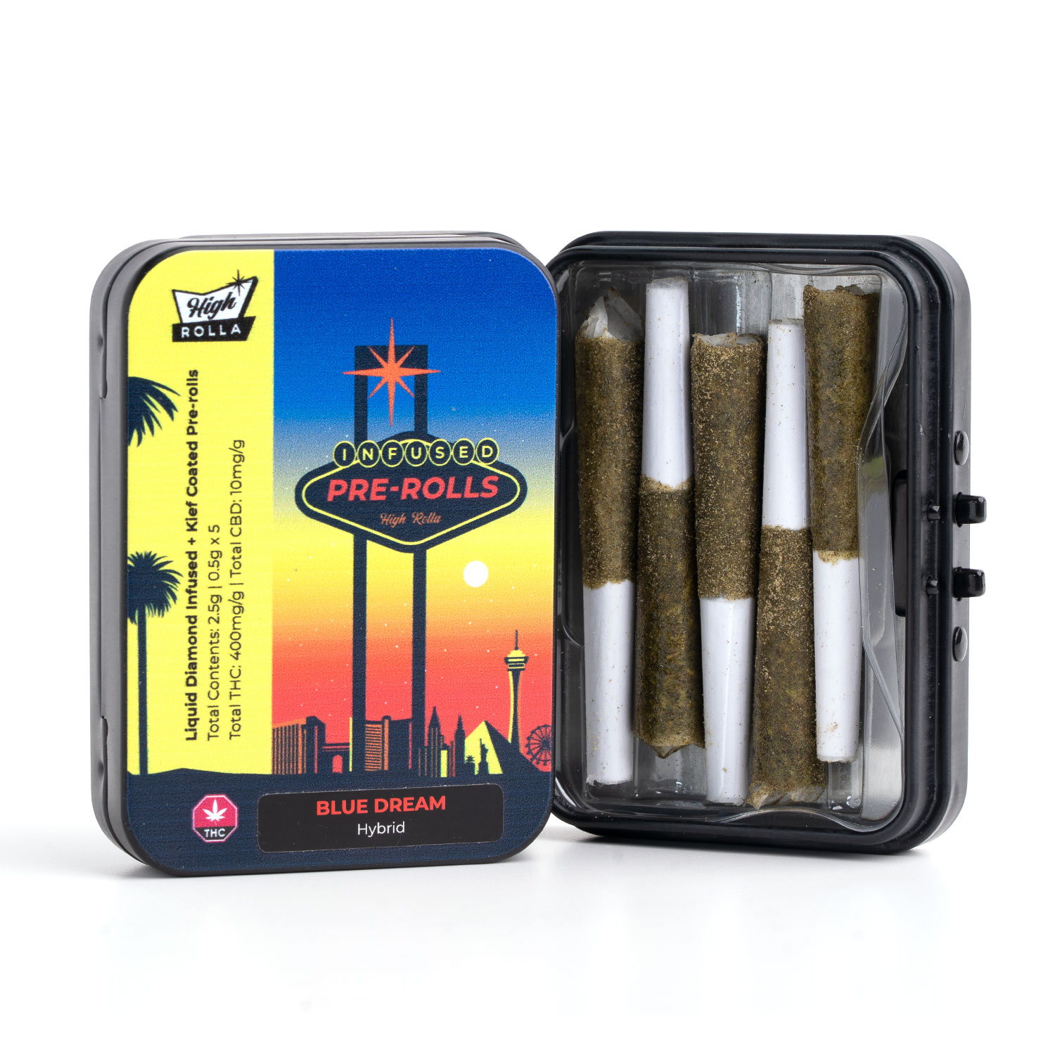 5 Pack Infused Pre-Rolls (High Rolla) | Herb Approach