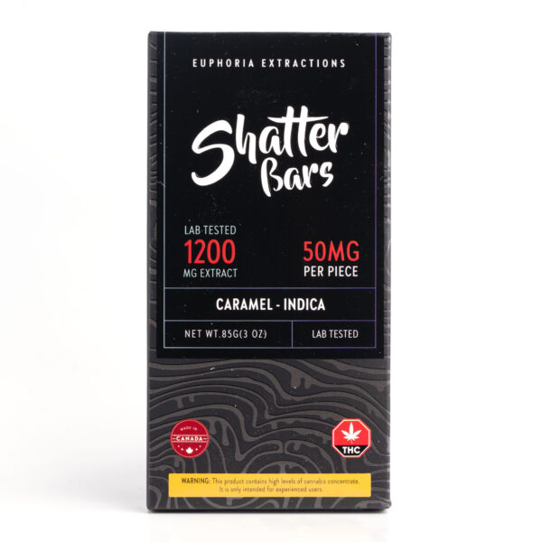 Indica Caramel Chocolate Shatter Bar