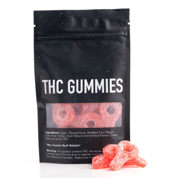 Sour Strawberry Keys 200mg THC