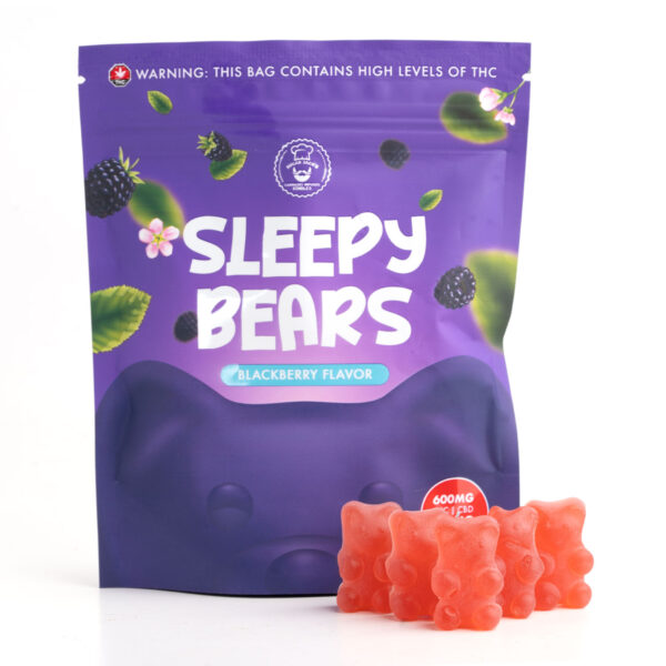 600mg 1:1 Blackberry Sleepy Bears