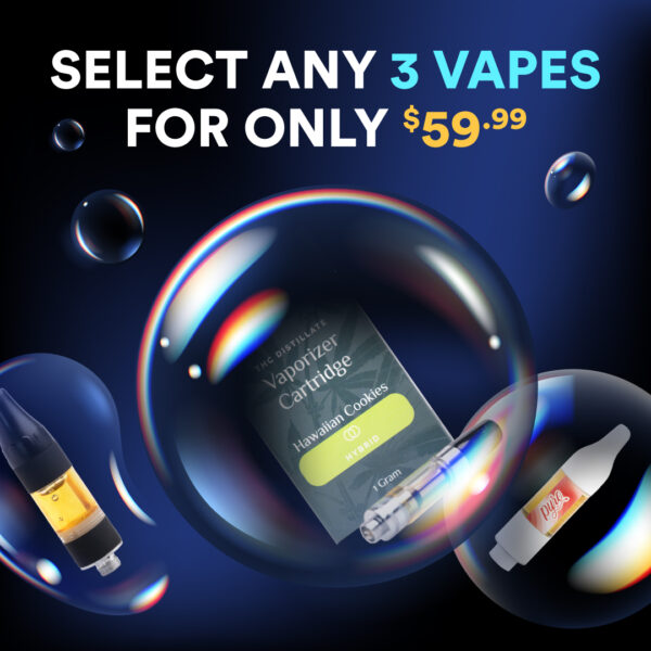 3 Vapes For $59.99